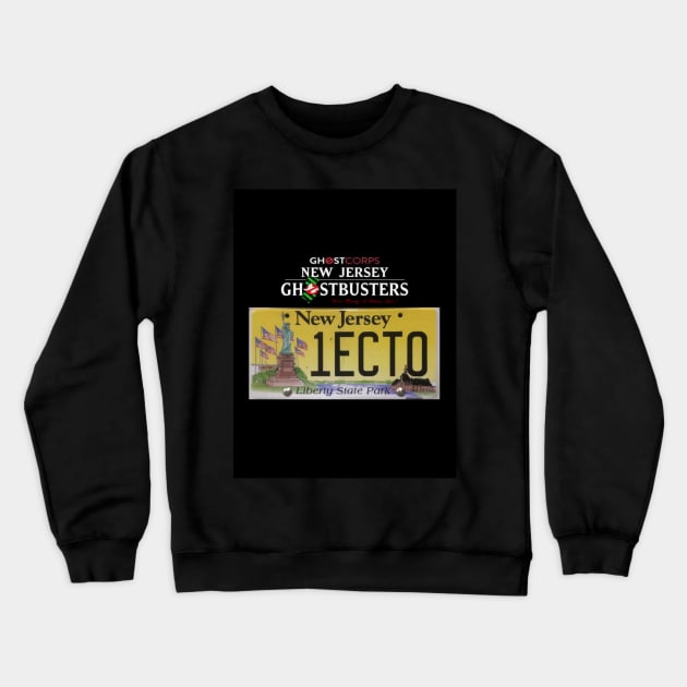 NJ Ecto 1-ATC Crewneck Sweatshirt by GCNJ- Ghostbusters New Jersey